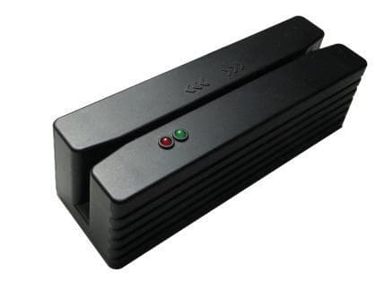 deltacoimp Compact magnetic card reader USB interface slot 1+2+3