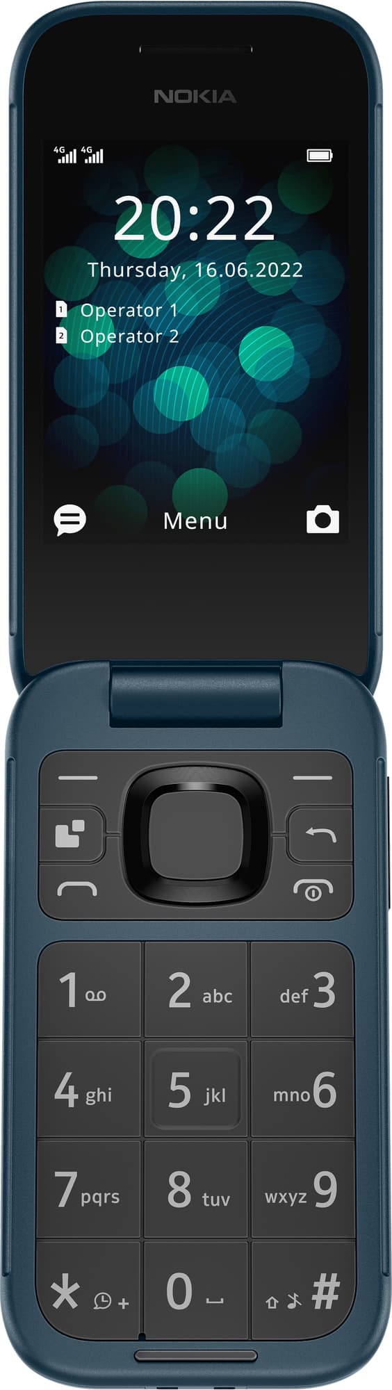 Nokia 2660 Flip matkapuhelin (sininen)