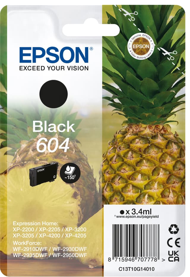 Epson 604 blekkpatron (sort)