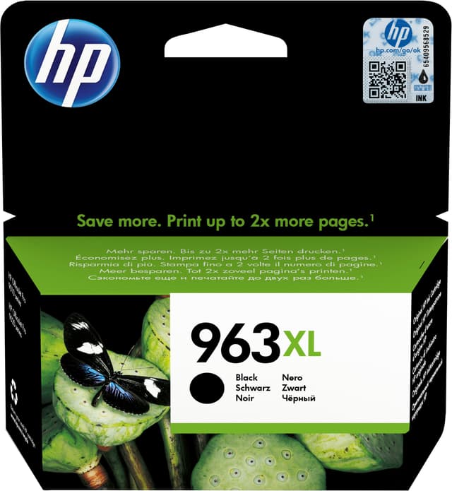 HP 963 XL svart högkapacitets bläckpatron
