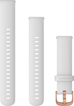 Garmin Quick Release hihna 18 mm (valkoinen/ruusukulta)