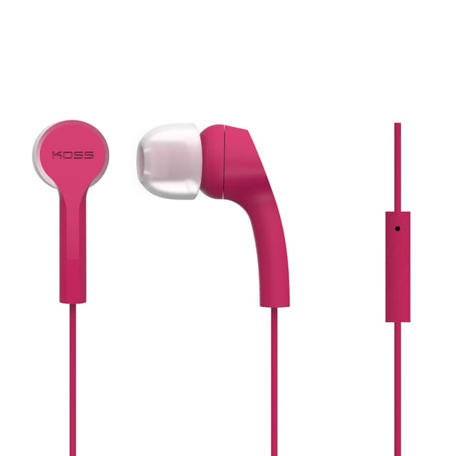 KOSS Øreplugger KEB9iP Rosa In-Ear med one touch mic