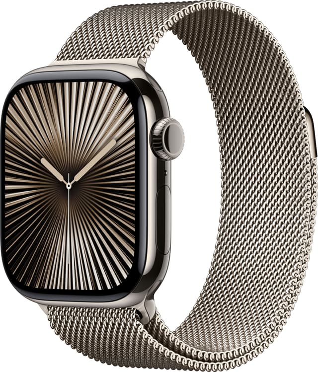 Apple Watch S10 46mm GPS+Cel (luonnonv. tit./luo.v. Milanese Loop) S/M