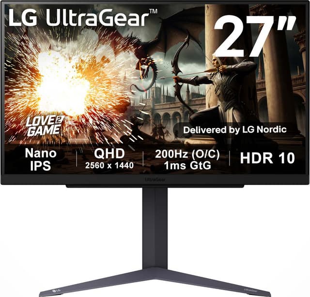 LG UltraGear 27GS75Q 27" pelinäyttö