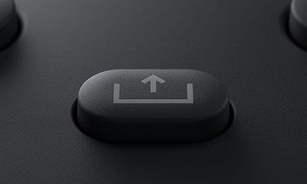 Delingsknappen på Xbox-kontroller