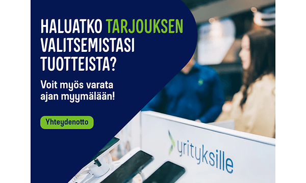 Haluatko tarjouksen tuotteista, ota yhteyttä